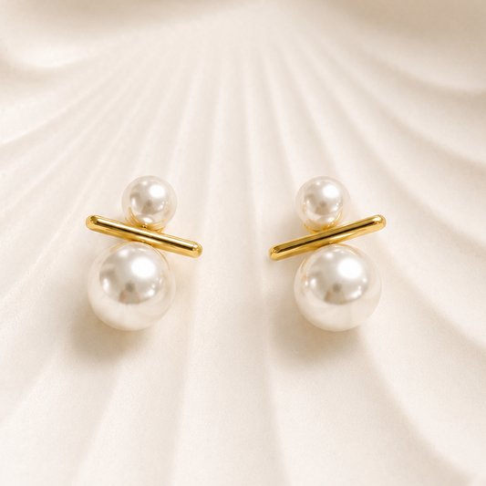 Pearl Ágata Earring