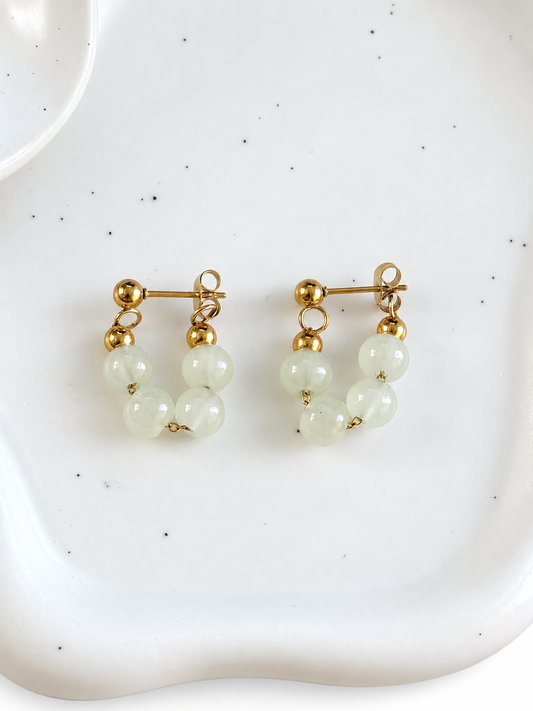 Nacre Hoops