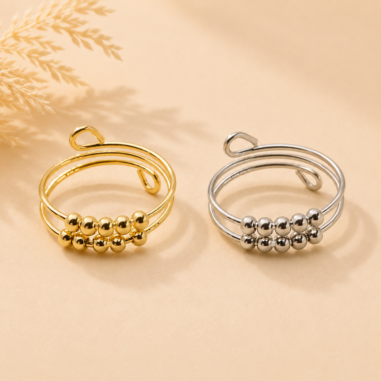 Anxiety Duo Ring