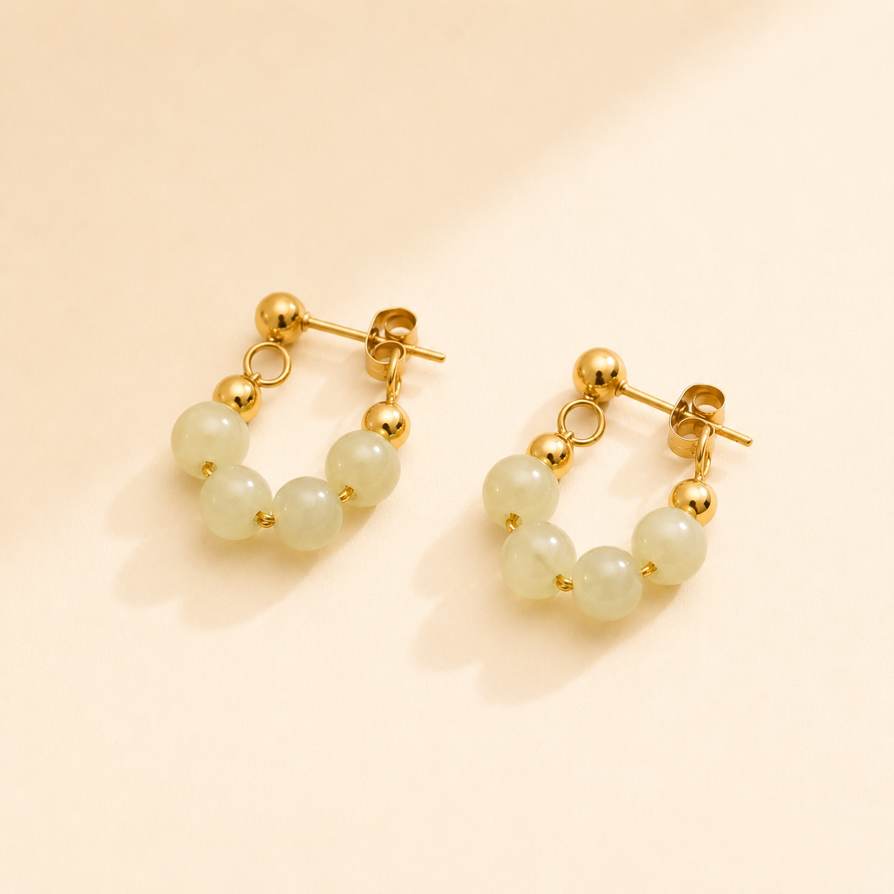 Nacre Hoops