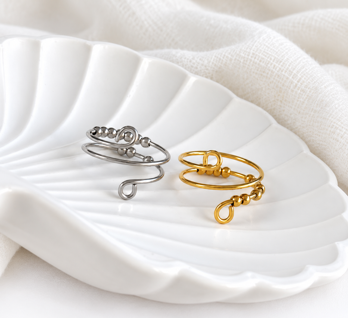 Anxiety Duo Ring